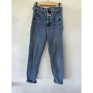 Vintage Marithe Girbaud Francois Jeans Mom Jean Straight Leg Blue Womens 3/4 3 4